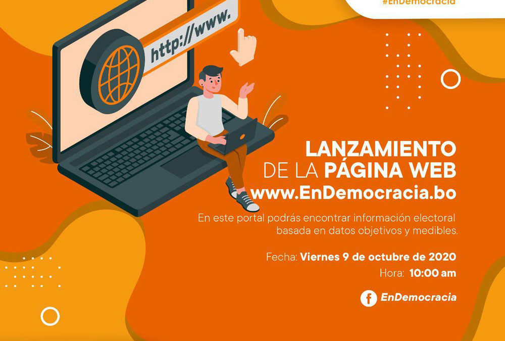 lanzamiento sitio web en democracia
